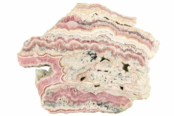 Polished Banded Rhodochrosite Slab - Argentina #232550